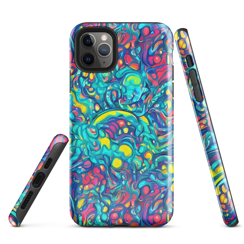 Turbulent Jewel on Tough Case for iPhone® — Front