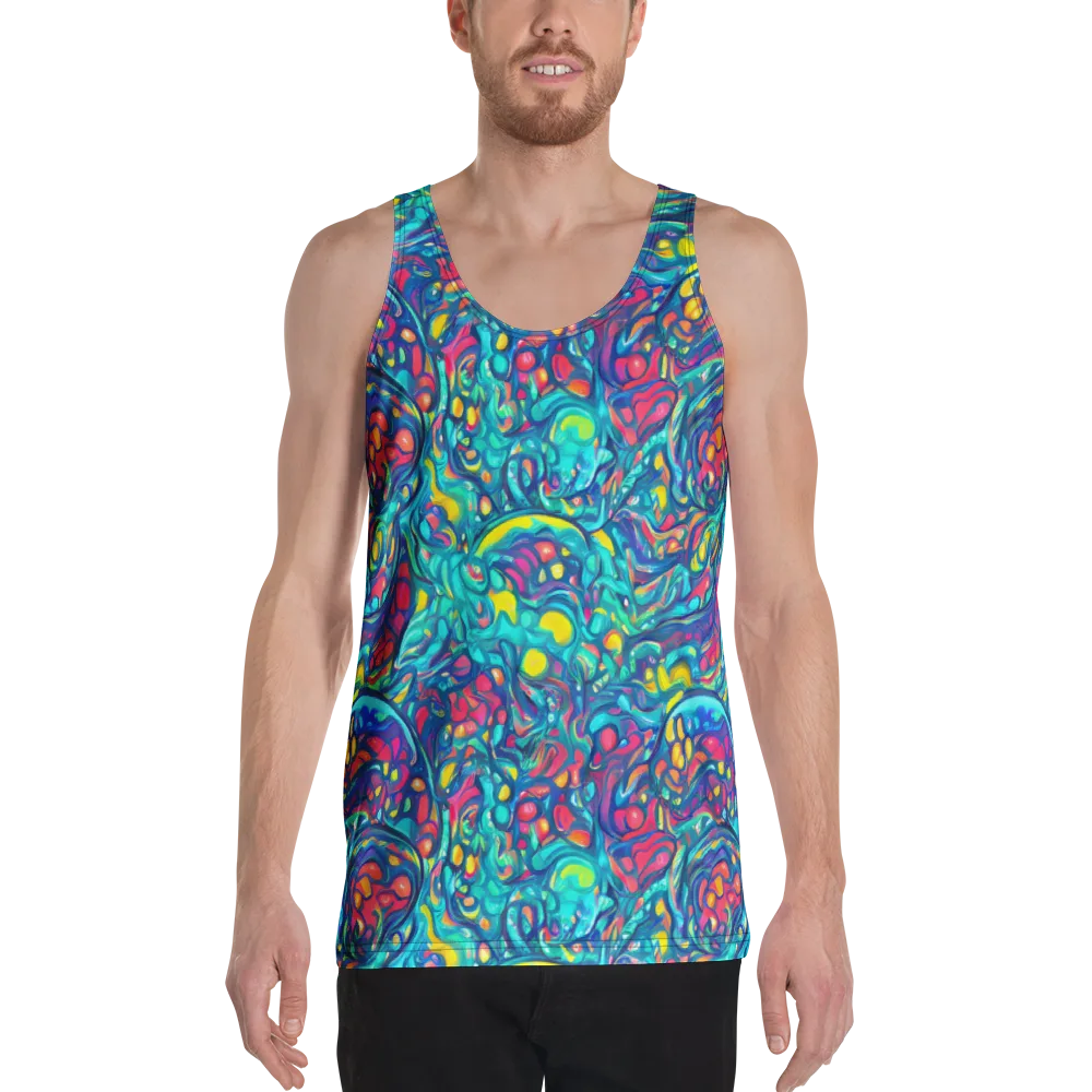 Turbulent Jewel on Men's Tank Top — Front