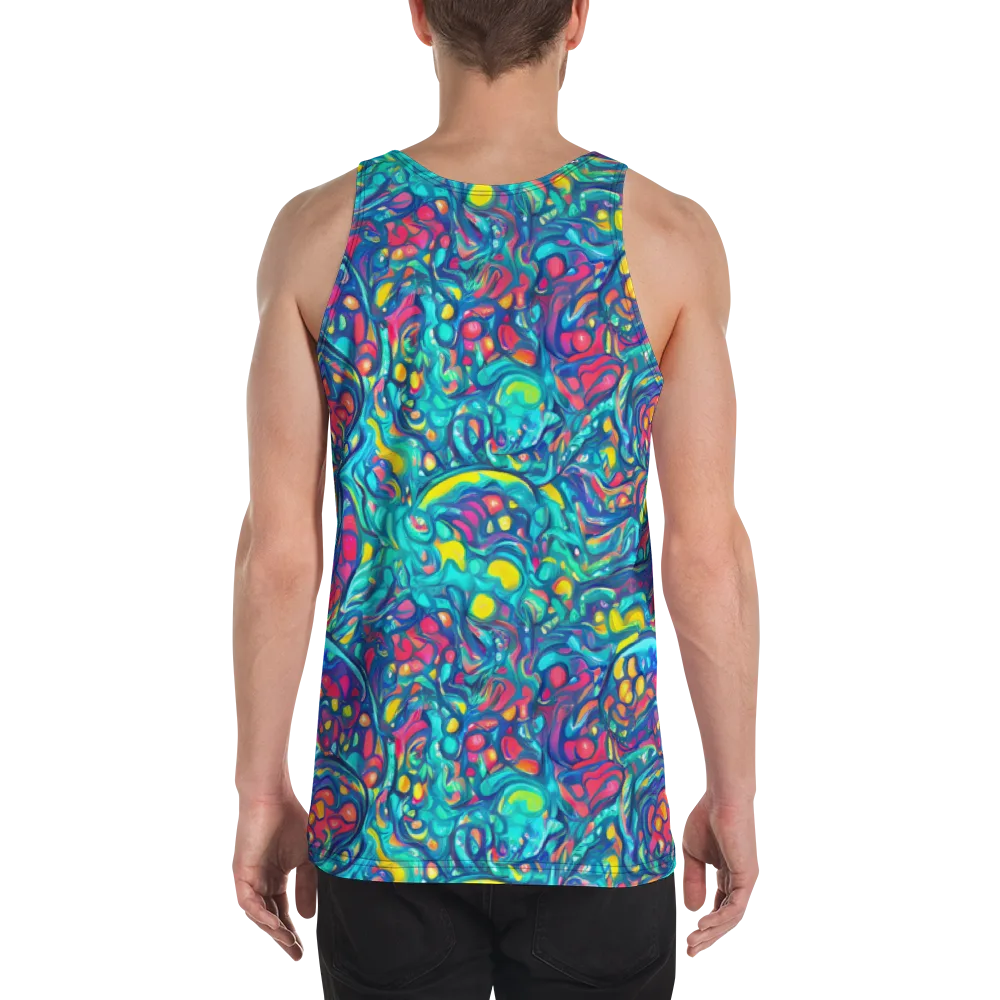 Turbulent Jewel on Men's Tank Top — Back