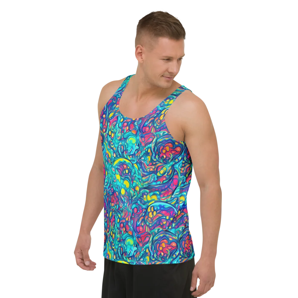 Turbulent Jewel on Men's Tank Top — Left Front