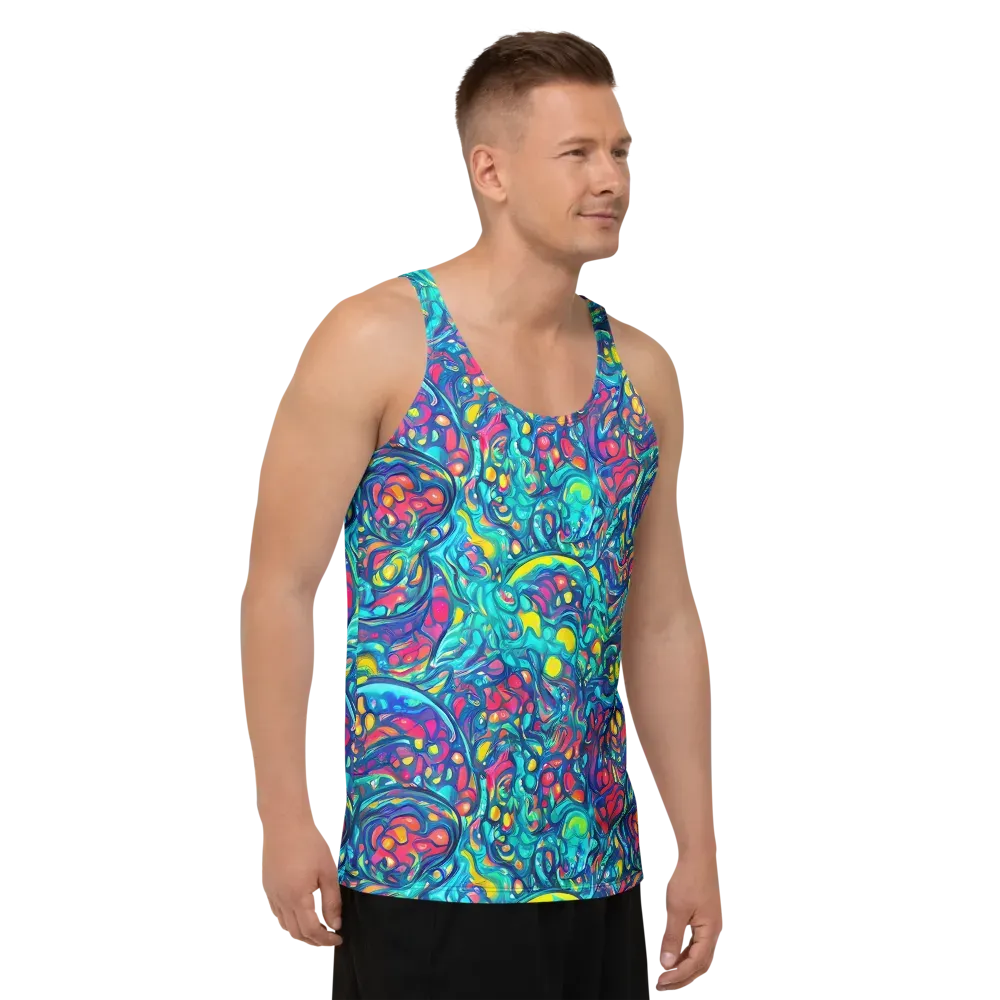 Turbulent Jewel on Men's Tank Top — Right Front