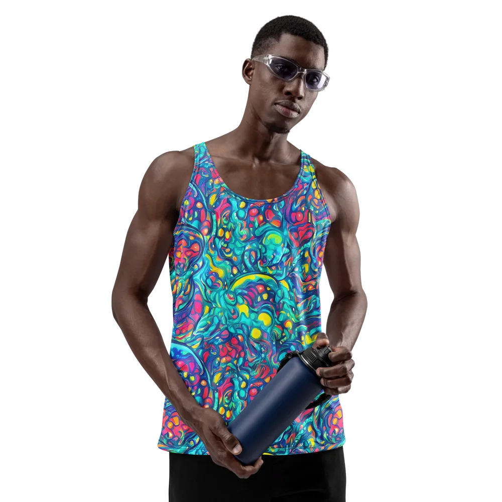 Turbulent Jewel on Men's Tank Top — Front