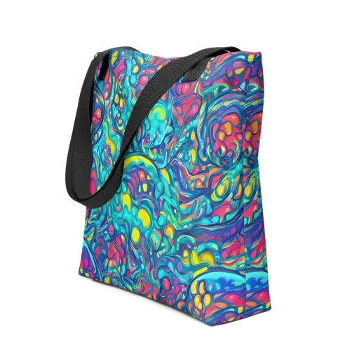 Turbulent Jewel on a Tote Bag