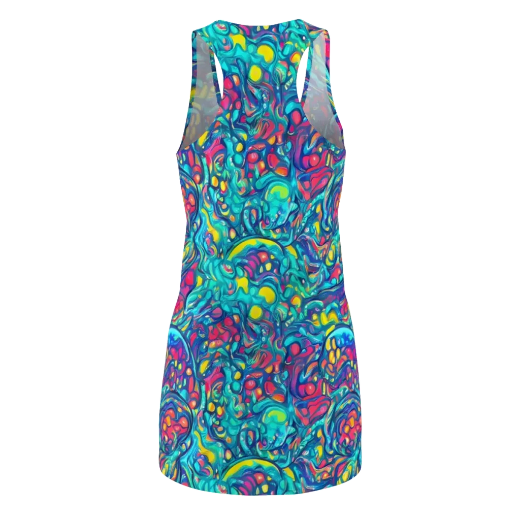 Turbulent Jewel on Racerback Dress — Back