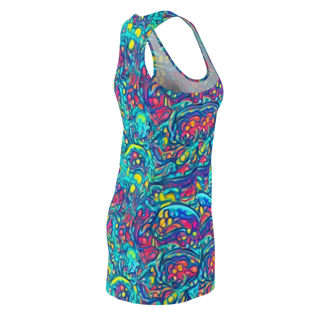 Turbulent Jewel on Racerback Dress — Back Side