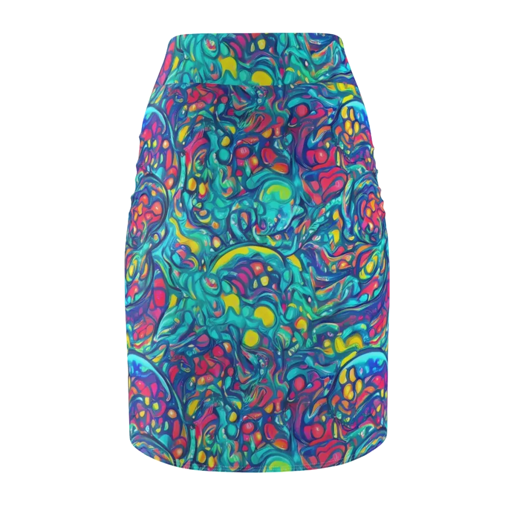 Turbulent Jewel on Pencil Skirt — Back