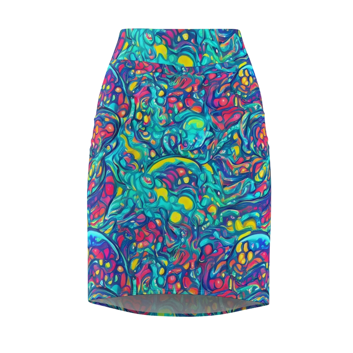 Turbulent Jewel on Pencil Skirt — Front