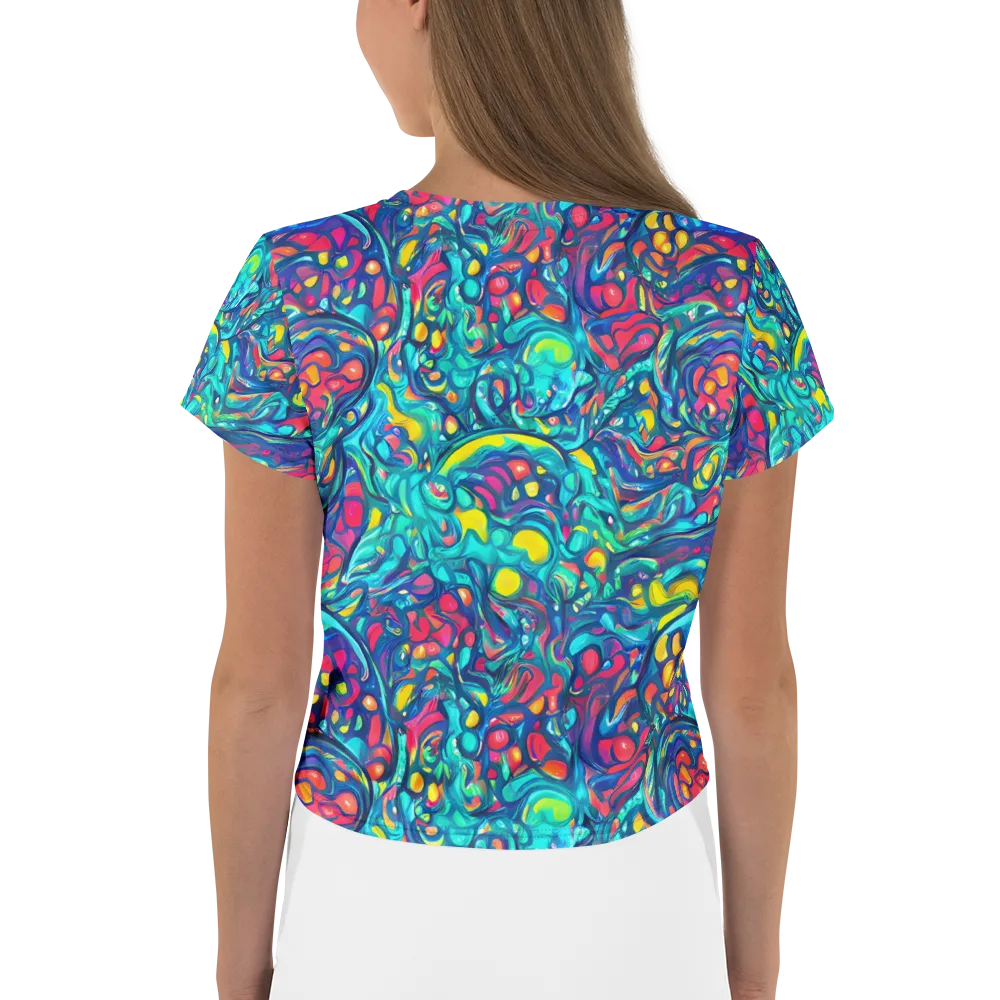 Turbulent Jewel on Crop Tee — Back