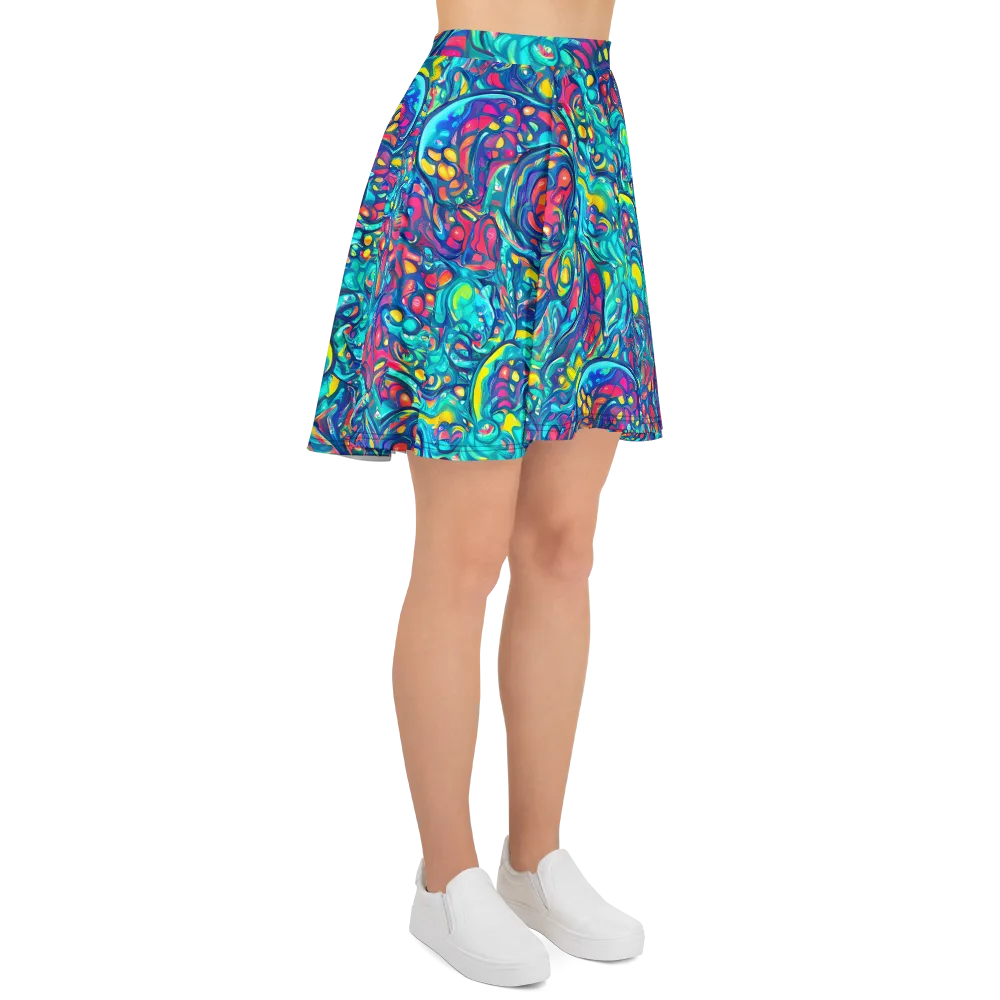 Turbulent Jewel on Skater Skirt — Right