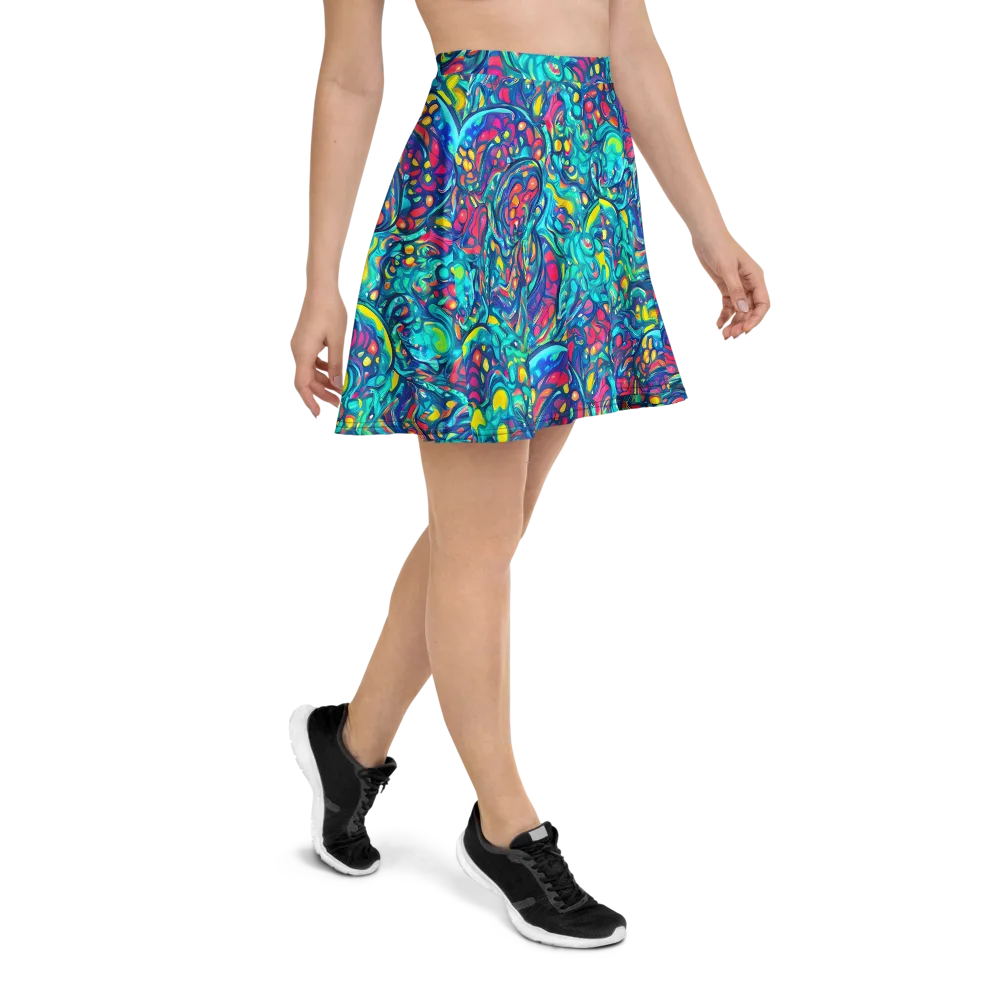 Turbulent Jewel on Skater Skirt — Right