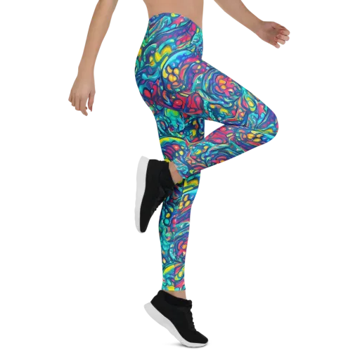 Turbulent Jewel on a Leggings
