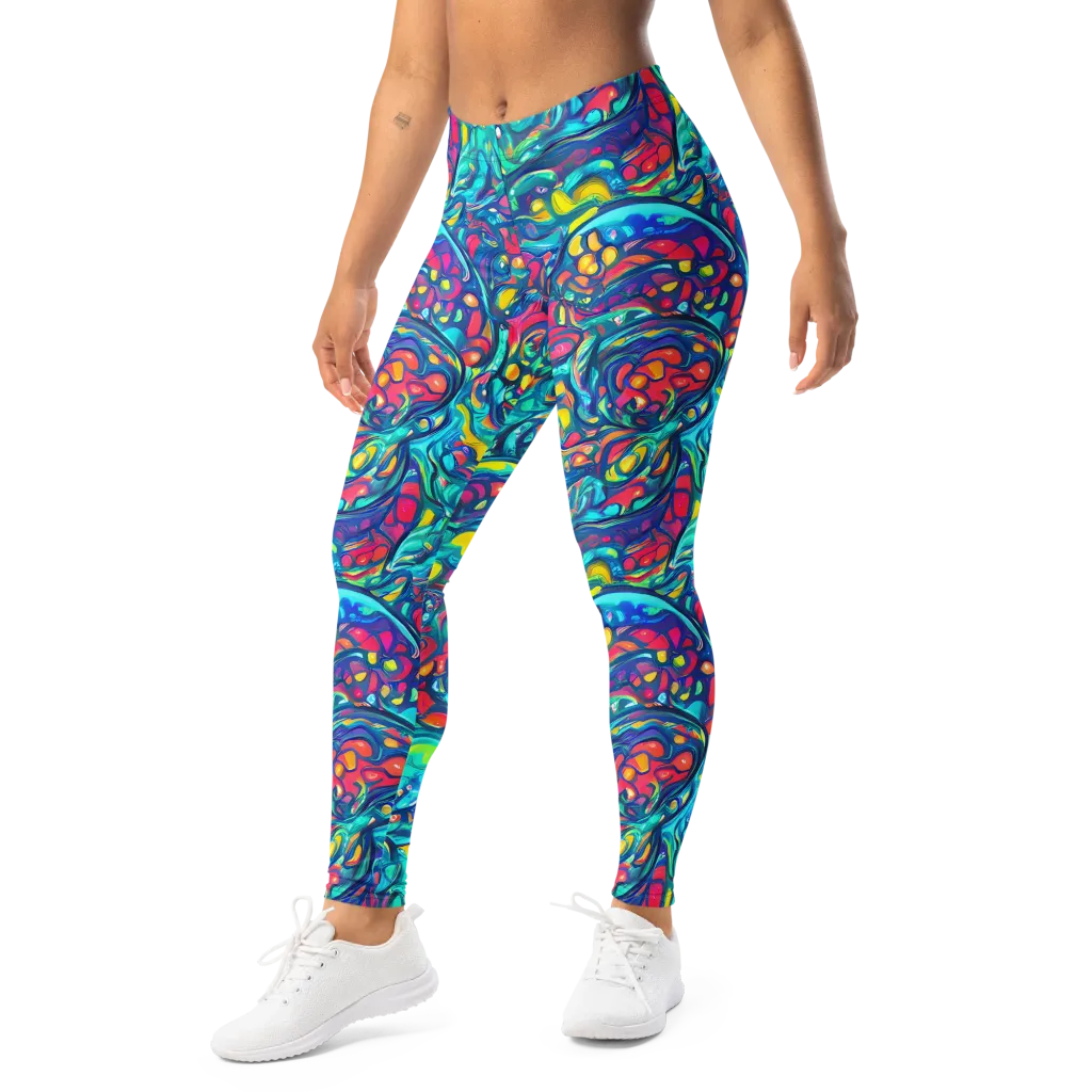 Turbulent Jewel on Leggings — Left Front