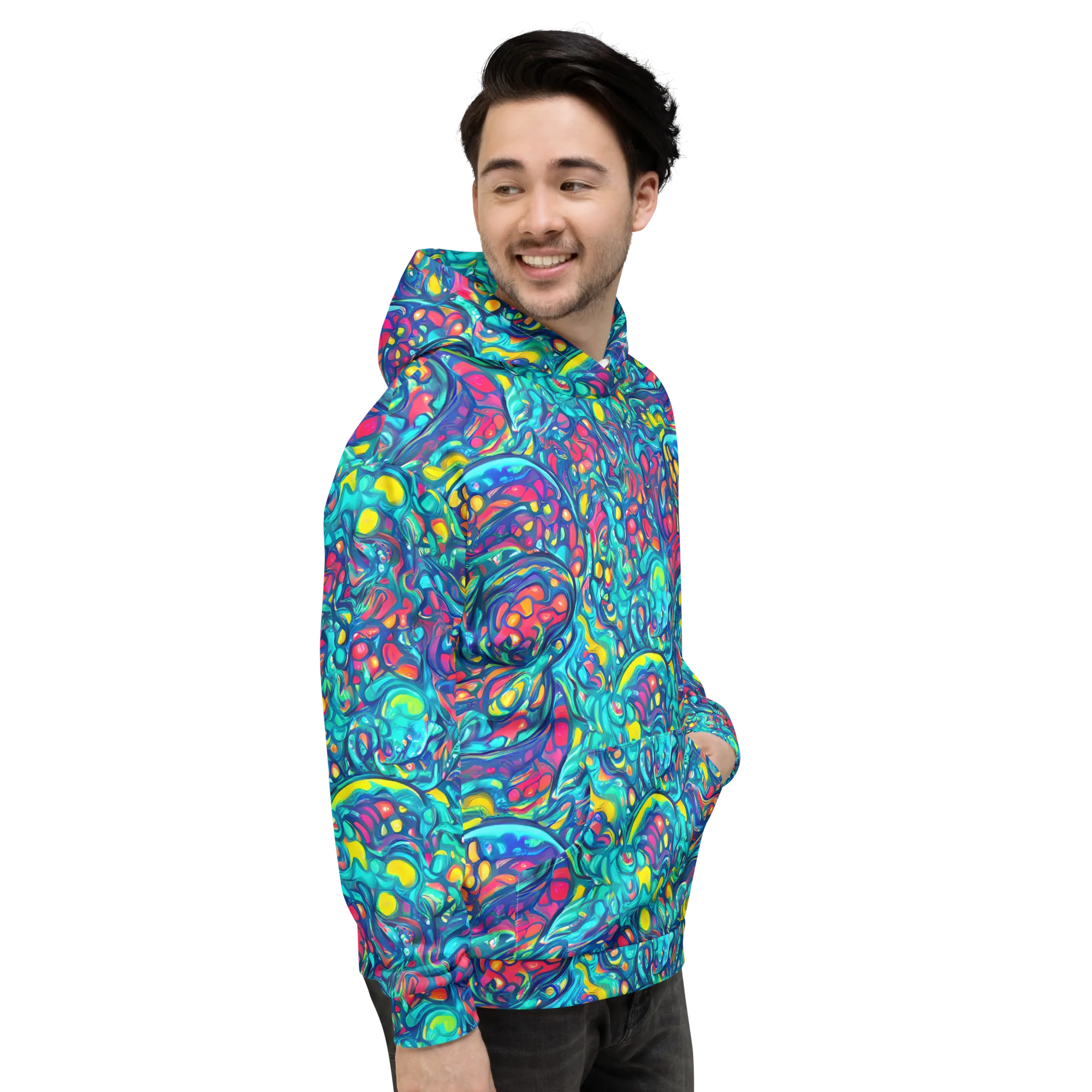 Turbulent Jewel on Hoodie — Right