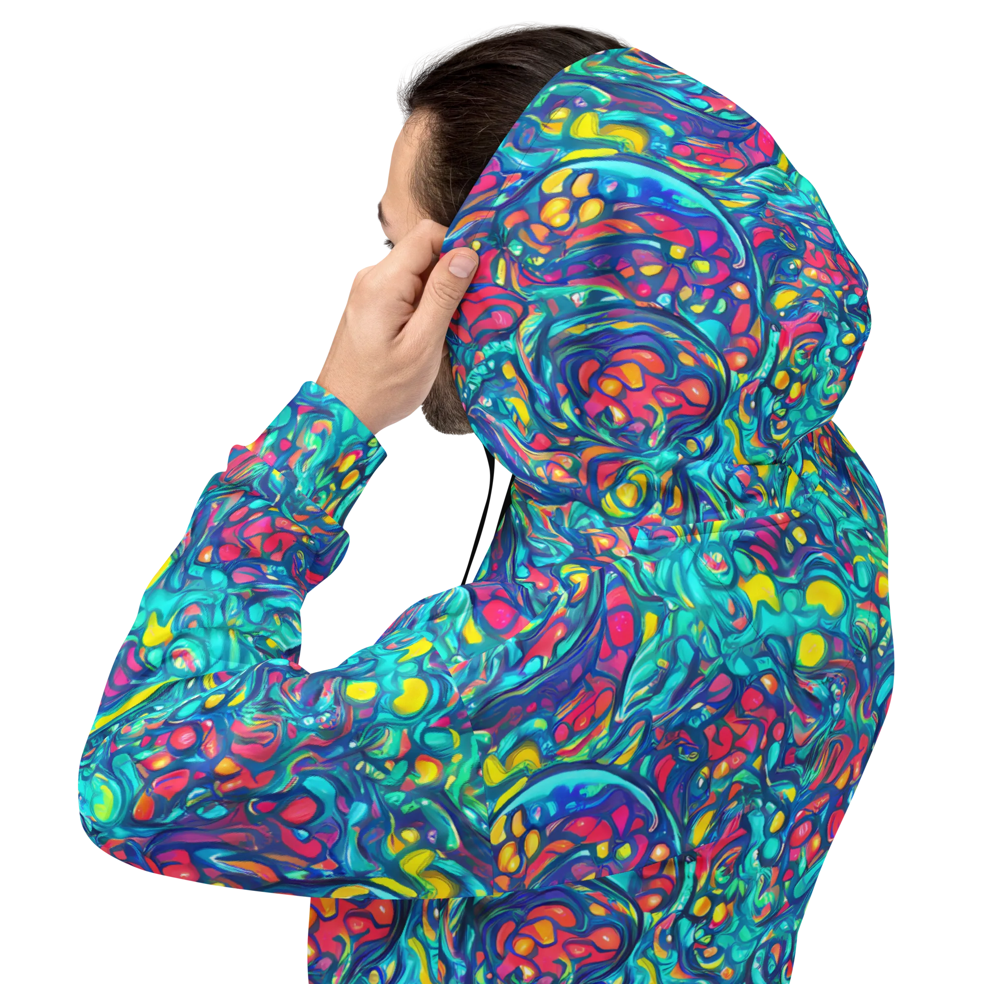 Turbulent Jewel on Hoodie — Back