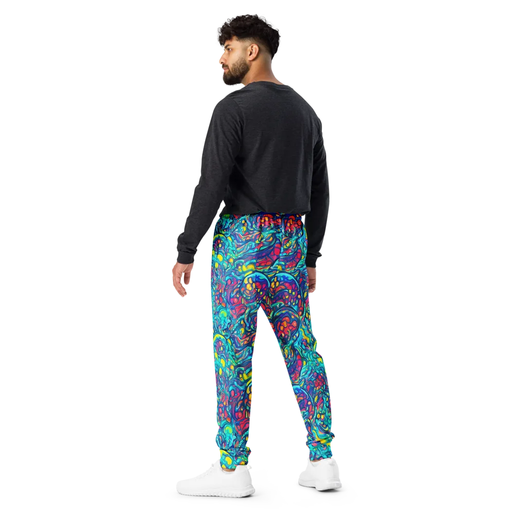 Turbulent Jewel on Men's Joggers — Back