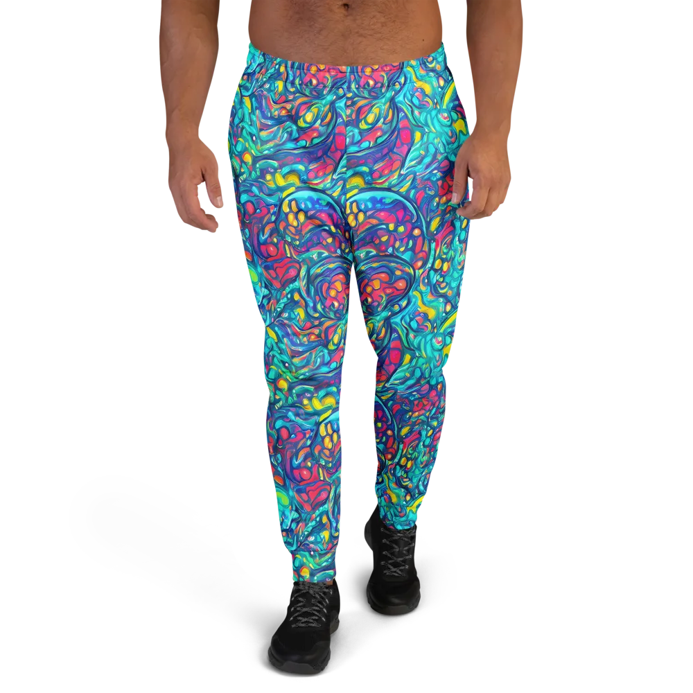 Turbulent Jewel on Men's Joggers — Front