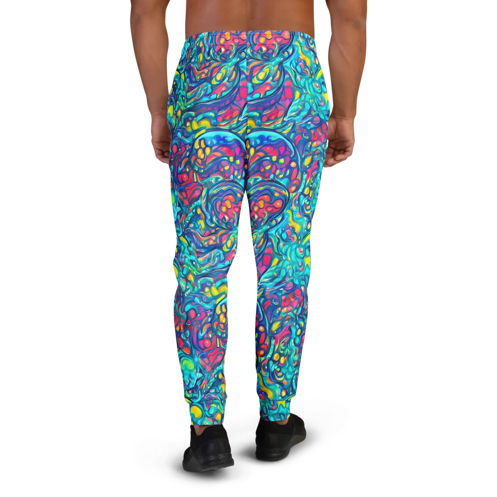 Turbulent Jewel on Men's Joggers — Back