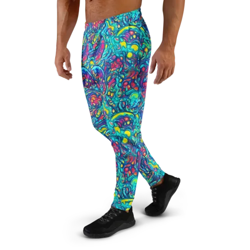 Turbulent Jewel on a Men's Joggers