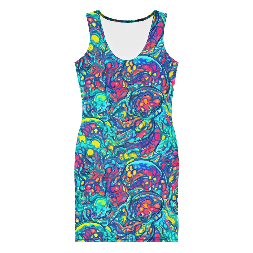 Turbulent Jewel on Bodycon Dress — Front