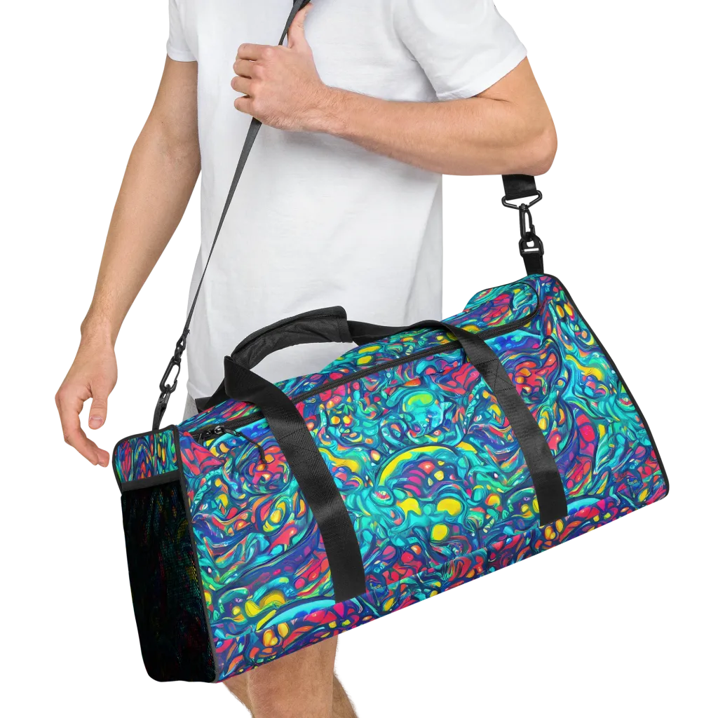 Turbulent Jewel on Duffle Bag — Right Front