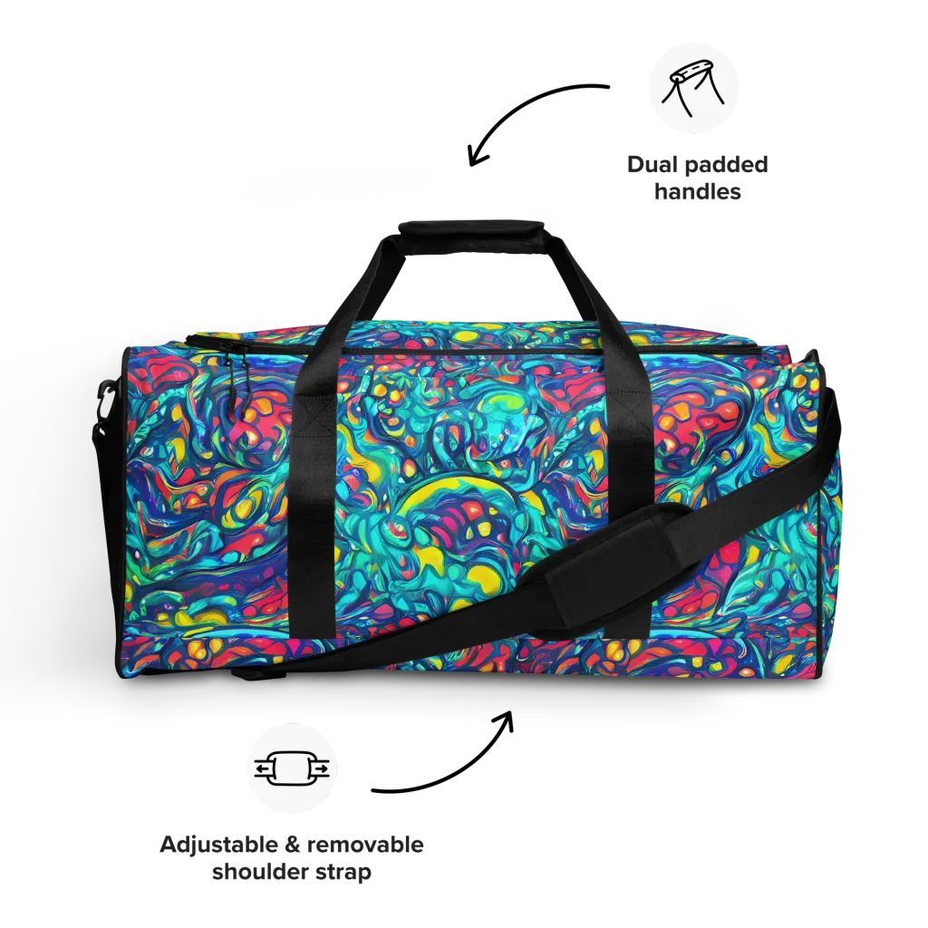 Turbulent Jewel on Duffle Bag — Front