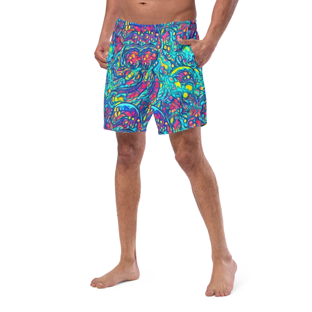 Turbulent Jewel on Swim Trunks — Left Front