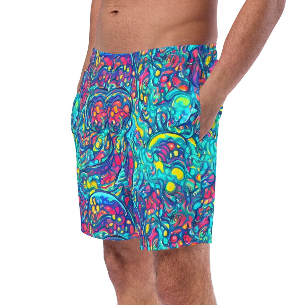 Turbulent Jewel on Swim Trunks — Left Front
