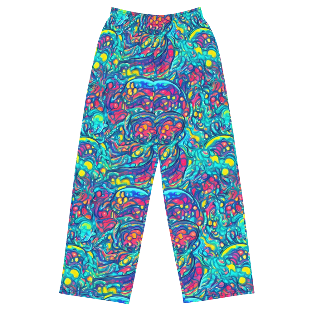 Turbulent Jewel on Wide-Leg Pants — Front