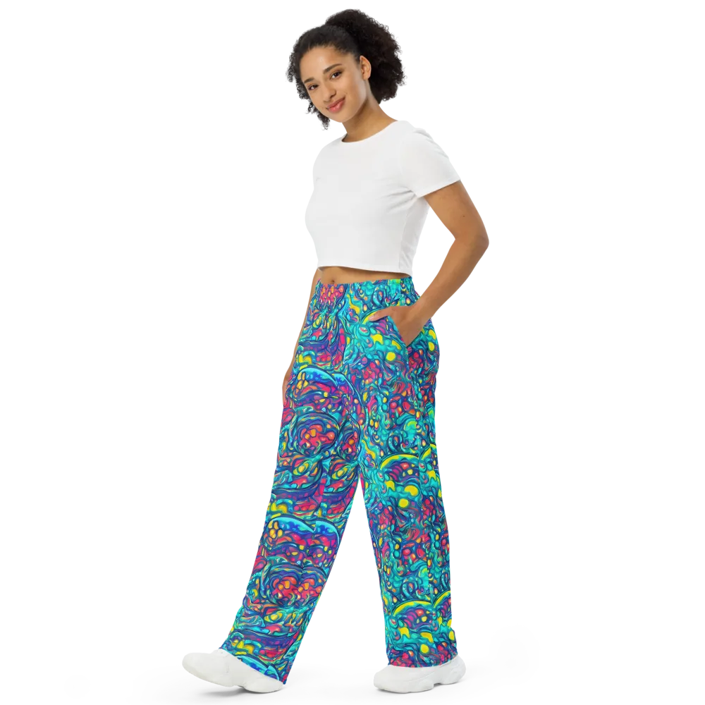 Turbulent Jewel on Wide-Leg Pants — Left Front