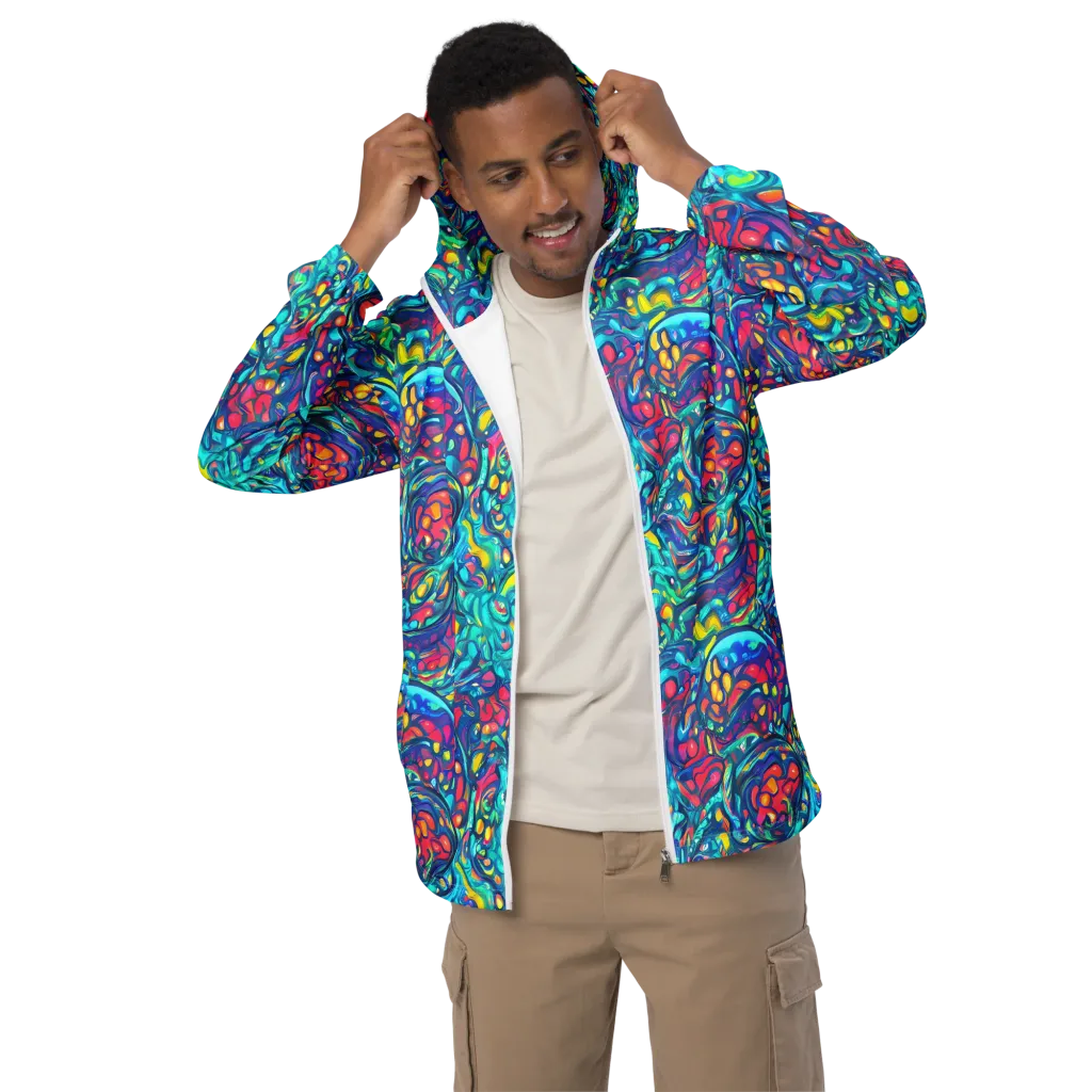 Turbulent Jewel on Men's Windbreaker — Front