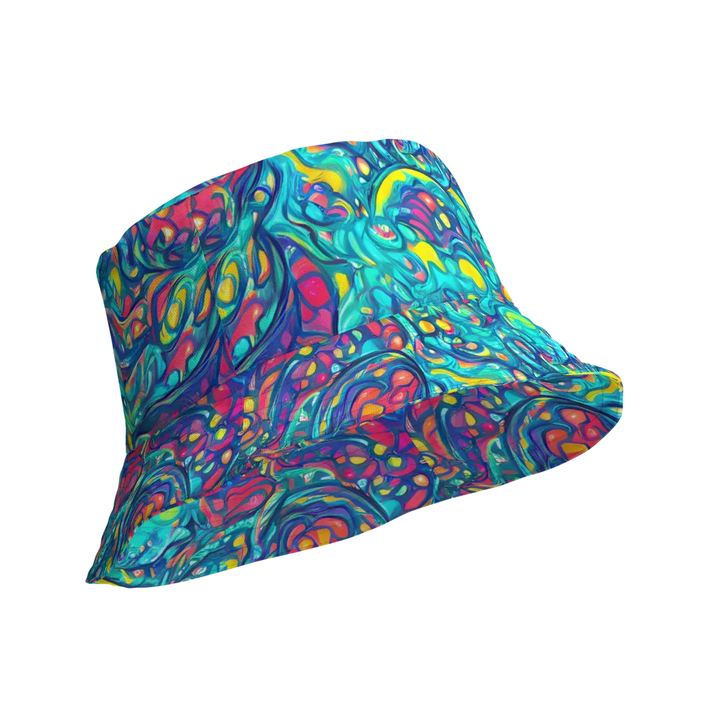 Turbulent Jewel on Reversible Bucket Hat — Product details Outside