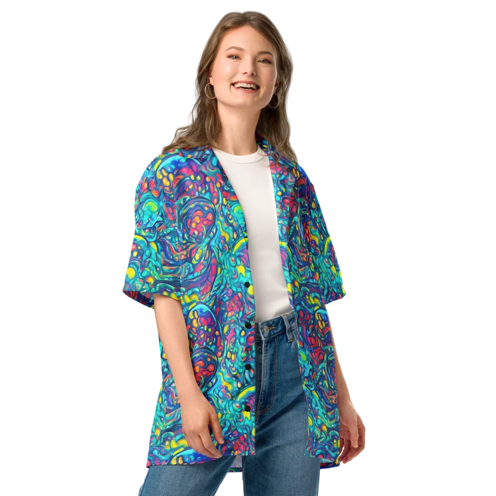 Turbulent Jewel on Button Shirt — Front
