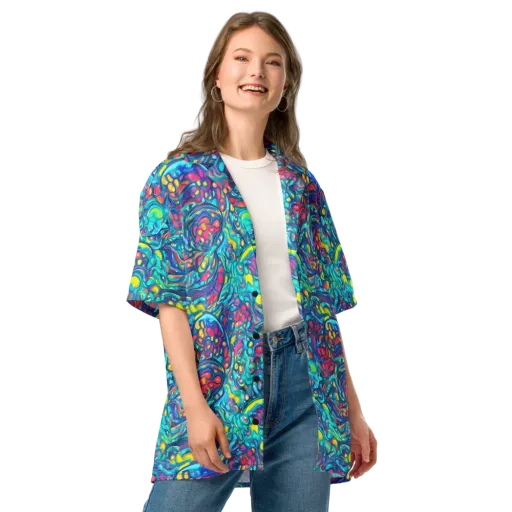 Turbulent Jewel on a Button Shirt