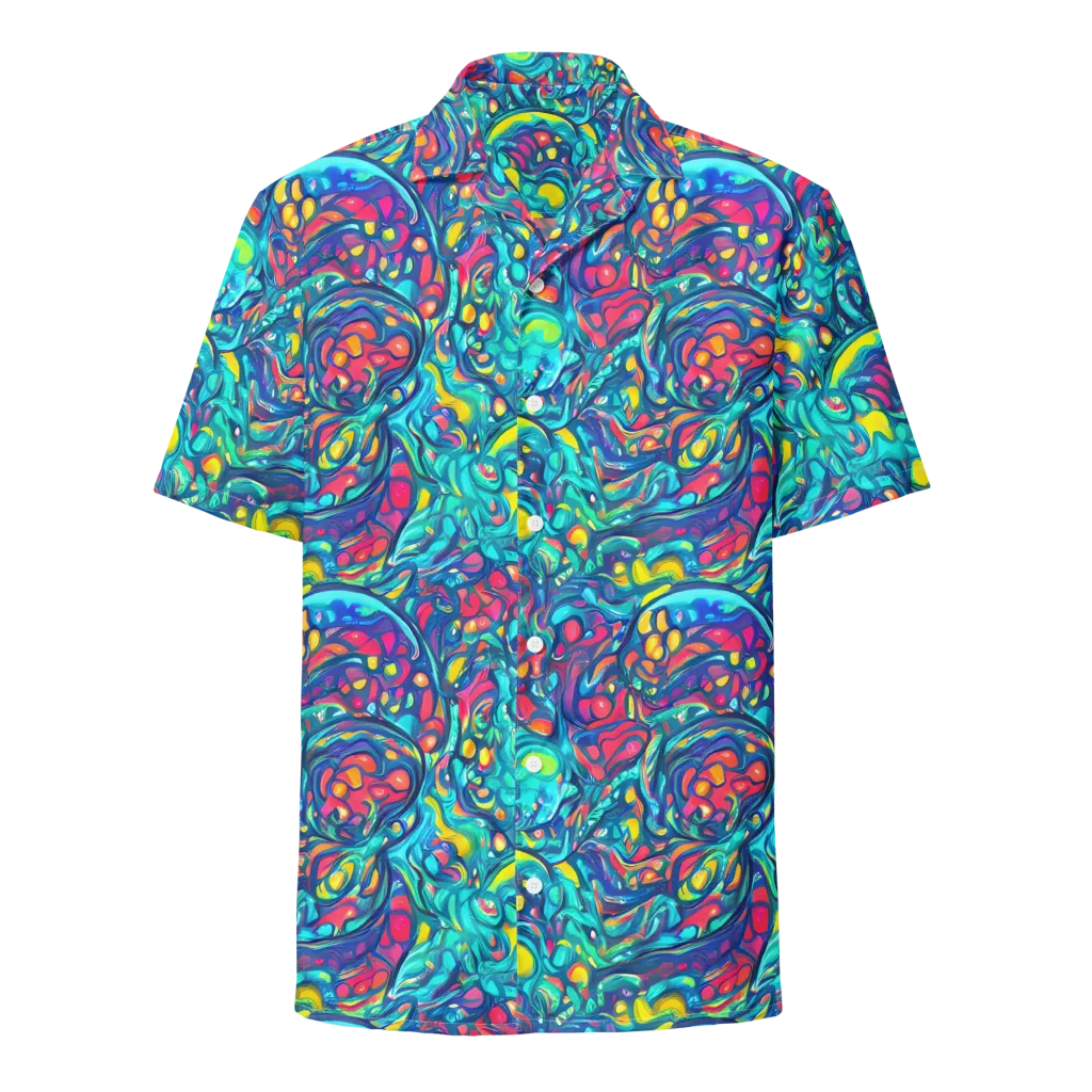 Turbulent Jewel on Button Shirt — Front
