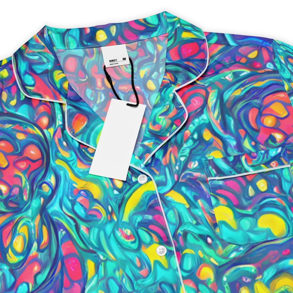 Turbulent Jewel on Women's Short Sleeve Pajama Top — Product details