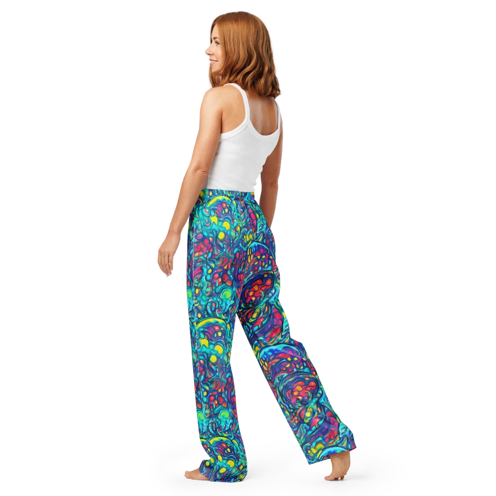 Turbulent Jewel on Women's Pajama Pants — Back