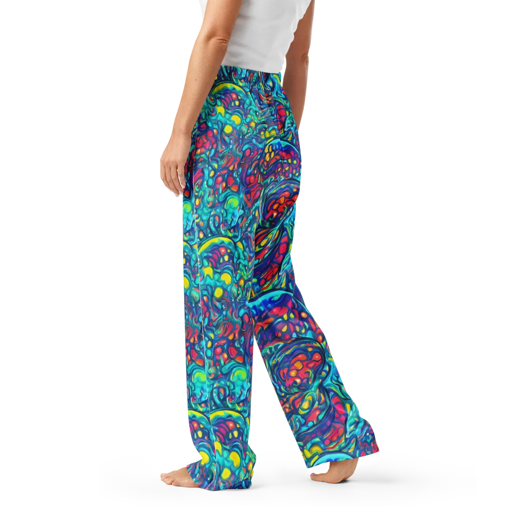 Turbulent Jewel on Women's Pajama Pants — Left