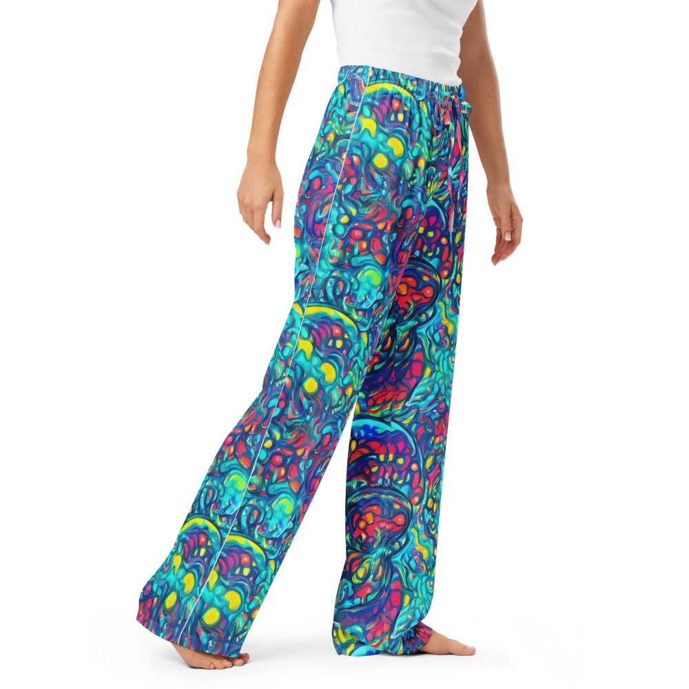 Turbulent Jewel on Women's Pajama Pants — Right Front