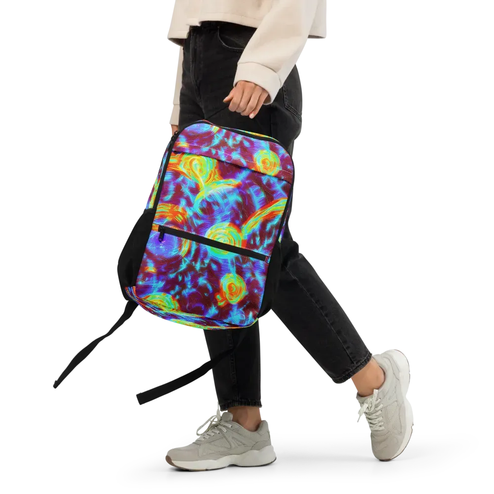 Cyan Fever on Utility Backpack — Front