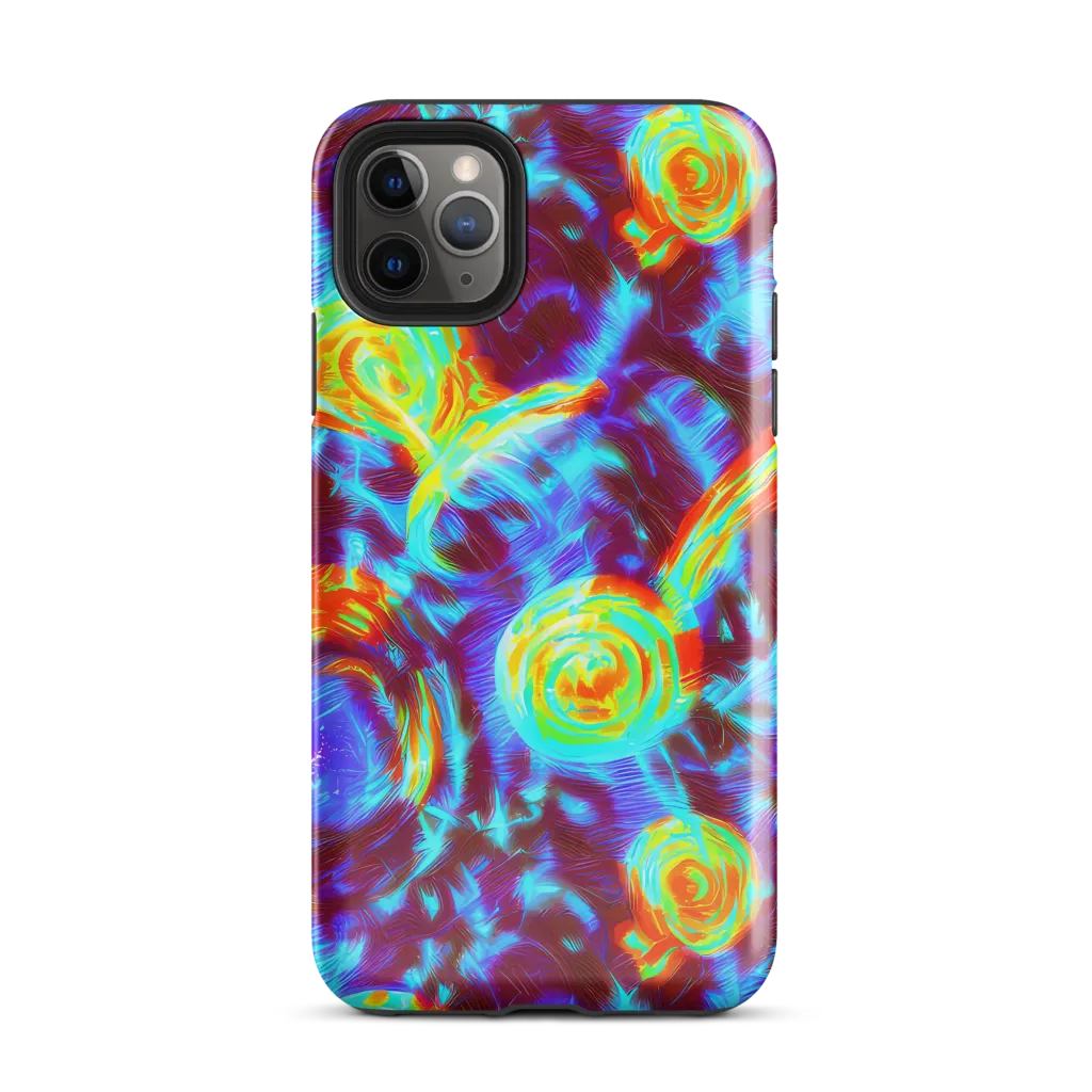 Cyan Fever on Tough Case for iPhone® — Front