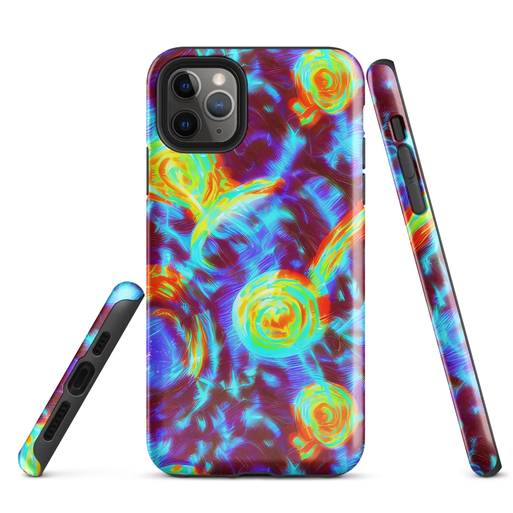 Cyan Fever on Tough Case for iPhone® — Front