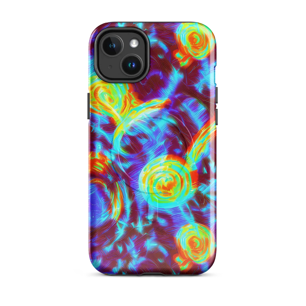 Cyan Fever on MagSafe Tough Case for iPhone® — Front