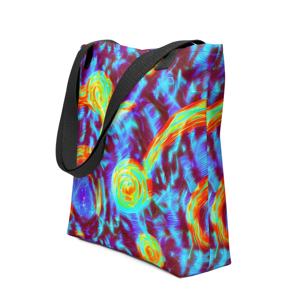 Cyan Fever on Tote Bag — Front