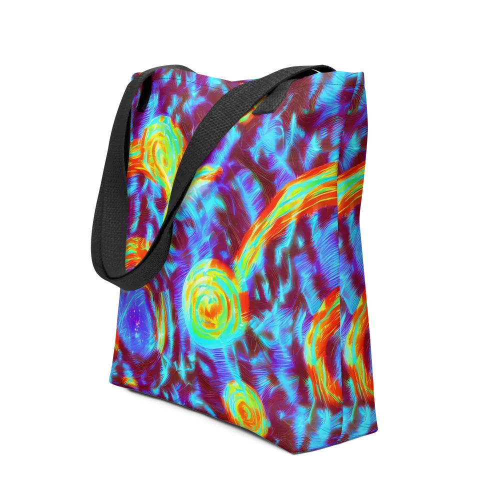Cyan Fever on Tote Bag — Front