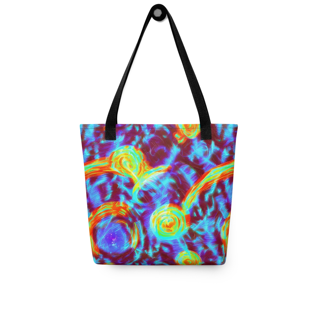 Cyan Fever on Tote Bag — Front