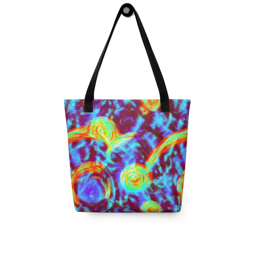 Cyan Fever on a Tote Bag