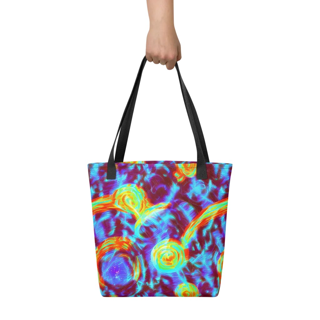 Cyan Fever on Tote Bag — Front