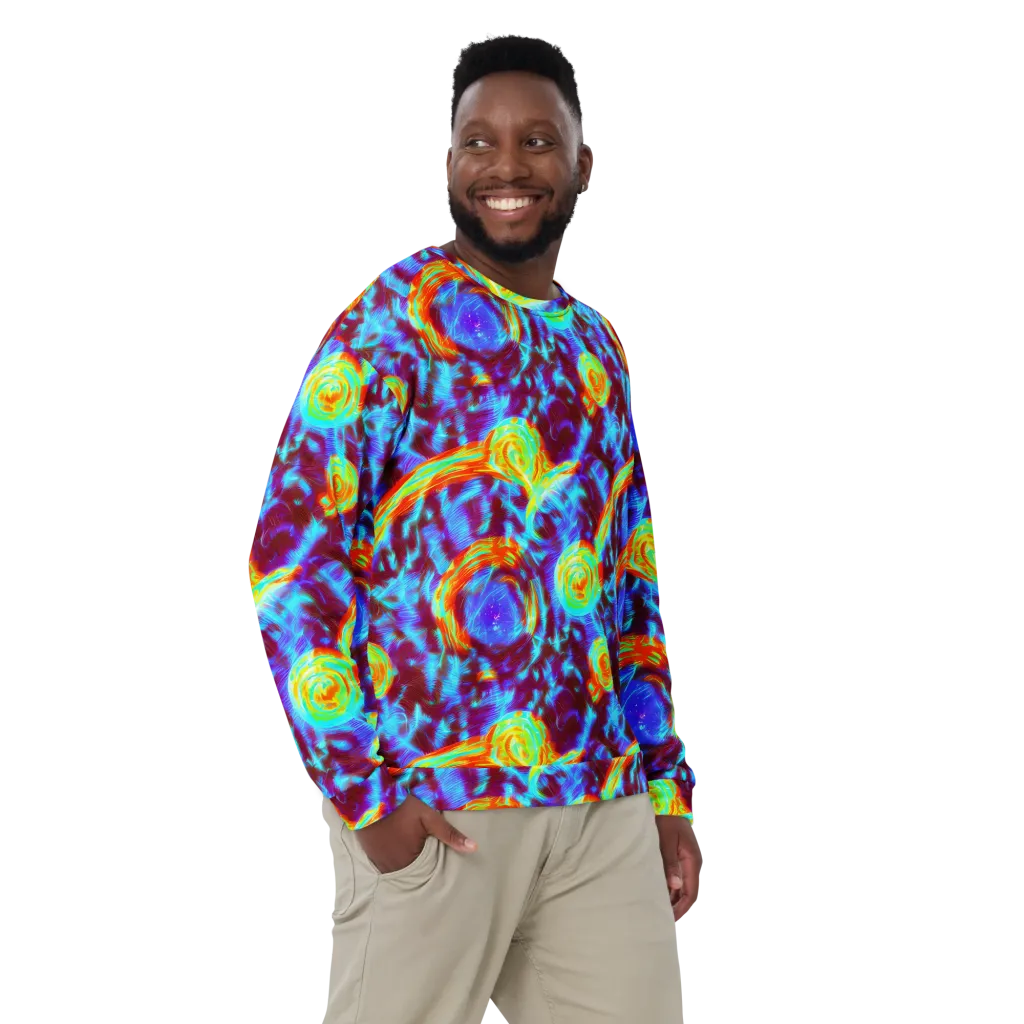 Cyan Fever on Sweatshirt — Front