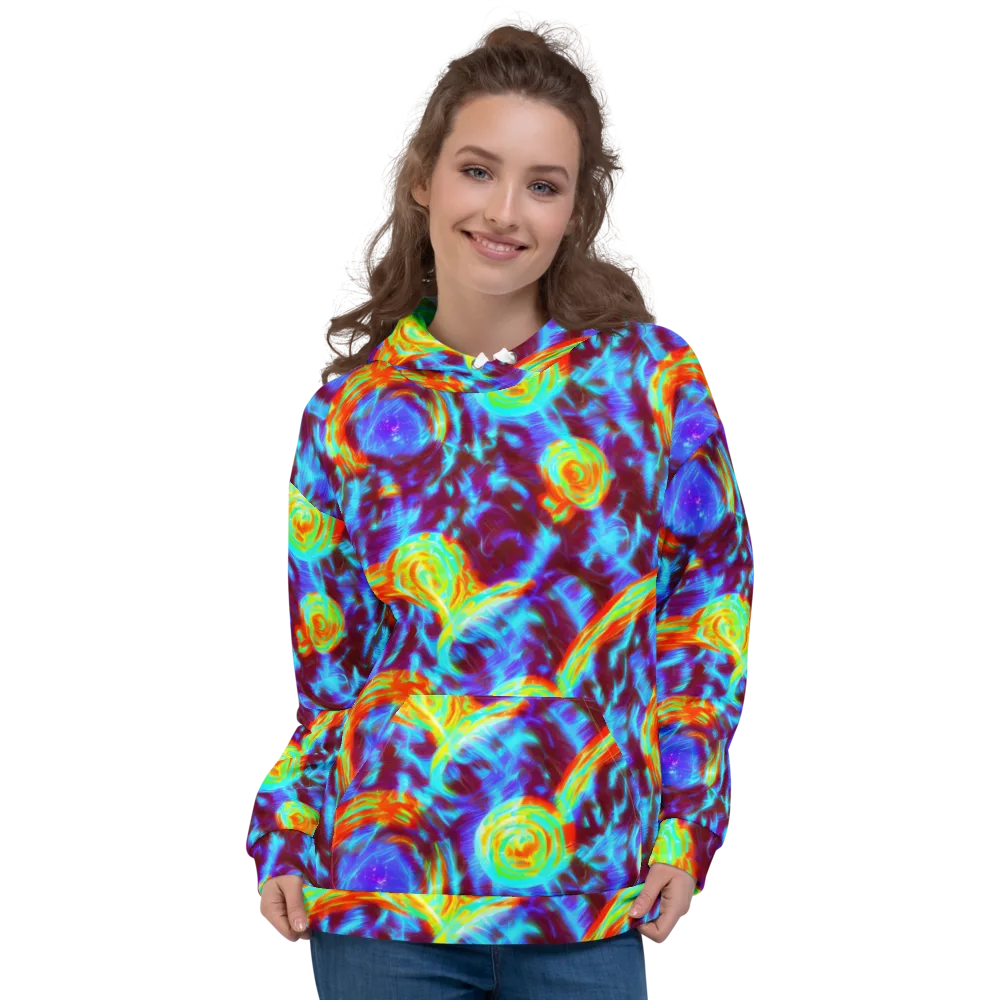 Cyan Fever on Hoodie — Front