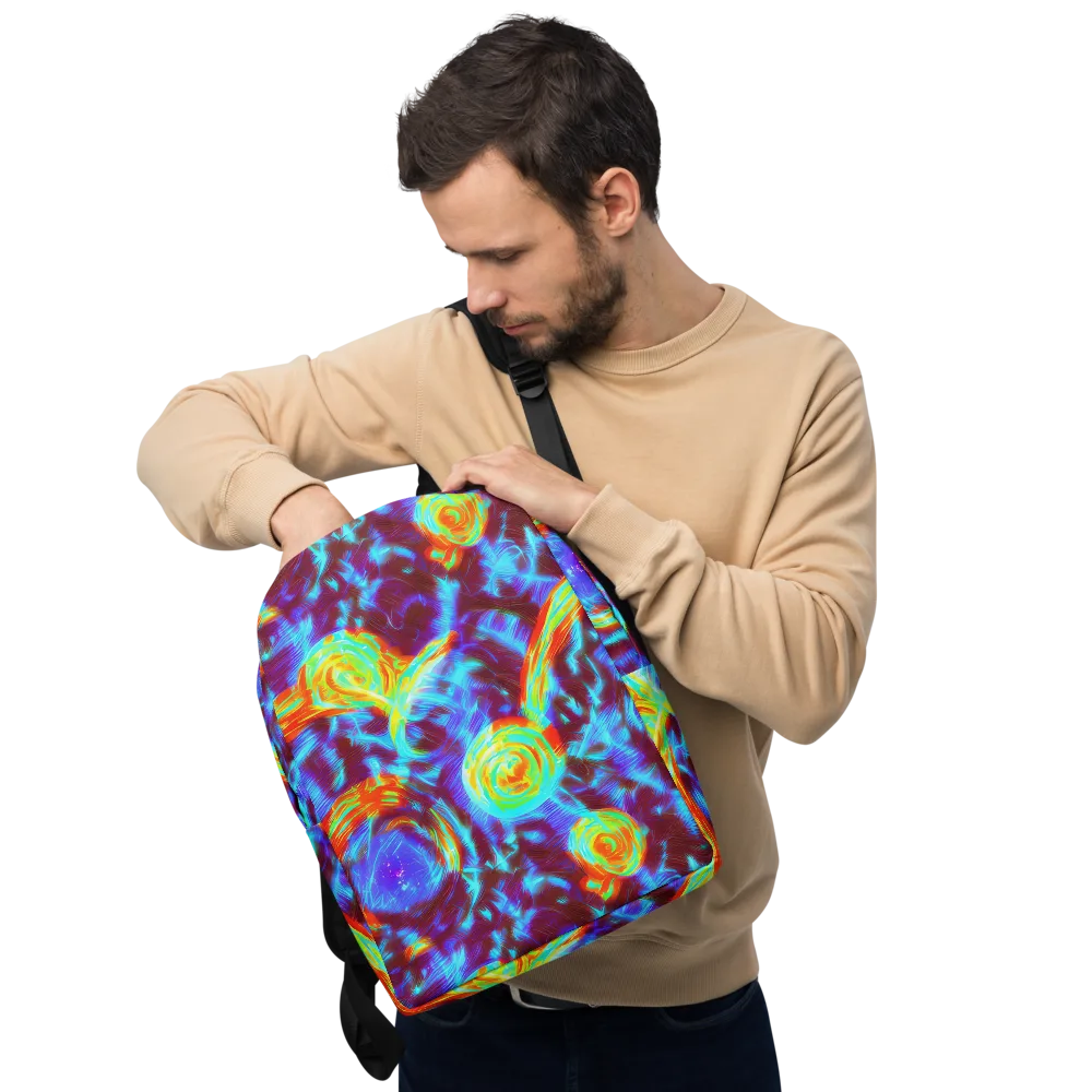 Cyan Fever on Minimalist Backpack — Front